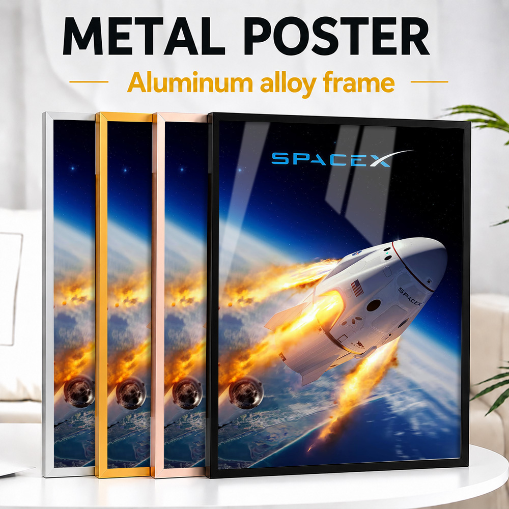 Custom Map Poster - Spacex Dragon Capsule Reentry Stadskaart Ingelijste