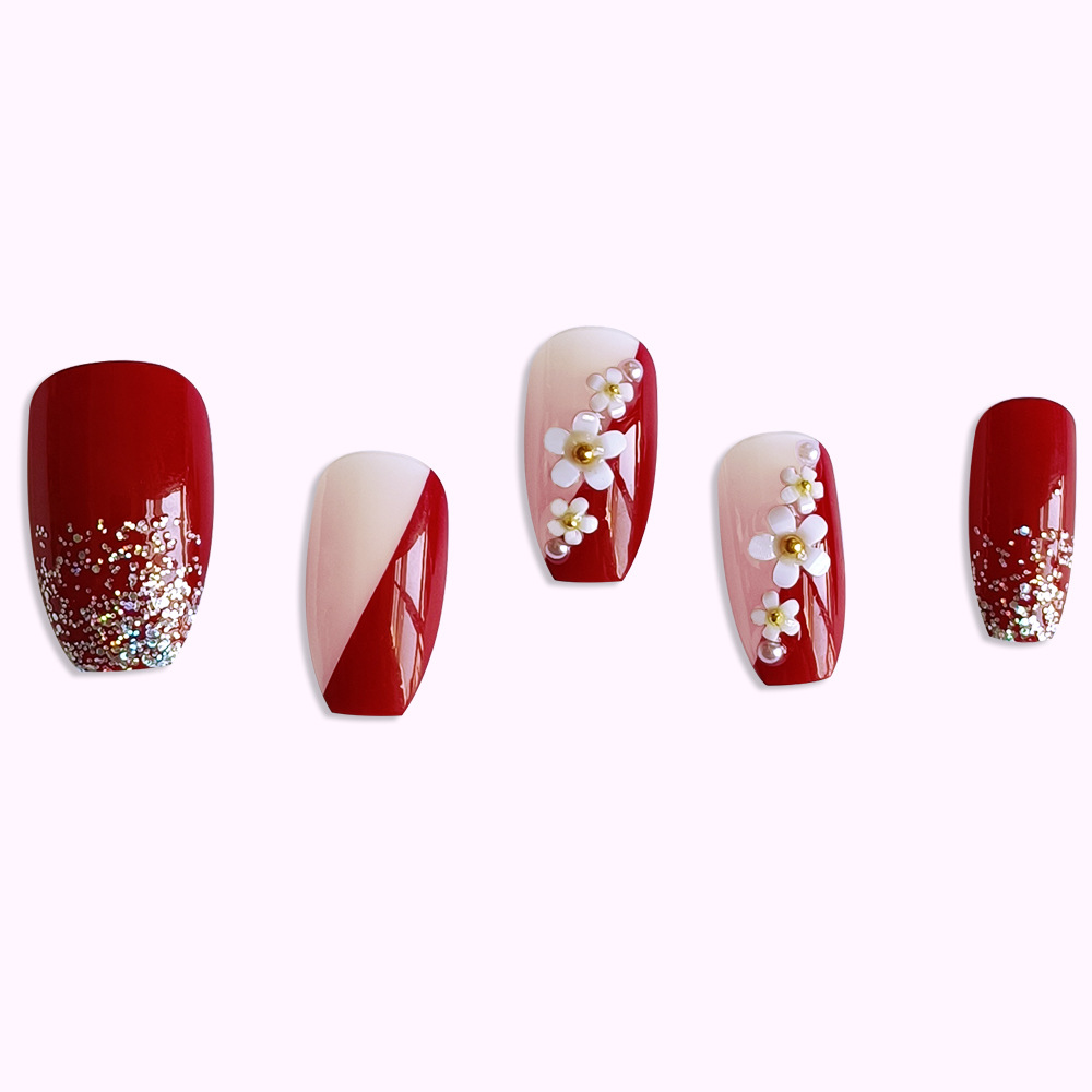 24 stuks glanzend rood druk op - Pressed Flower Art recensie en prijs