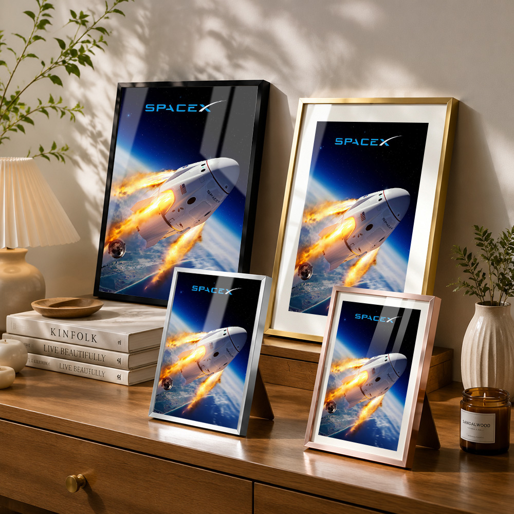 Spacex Dragon Capsule Reentry  - Custom Map Poster recensie en prijs